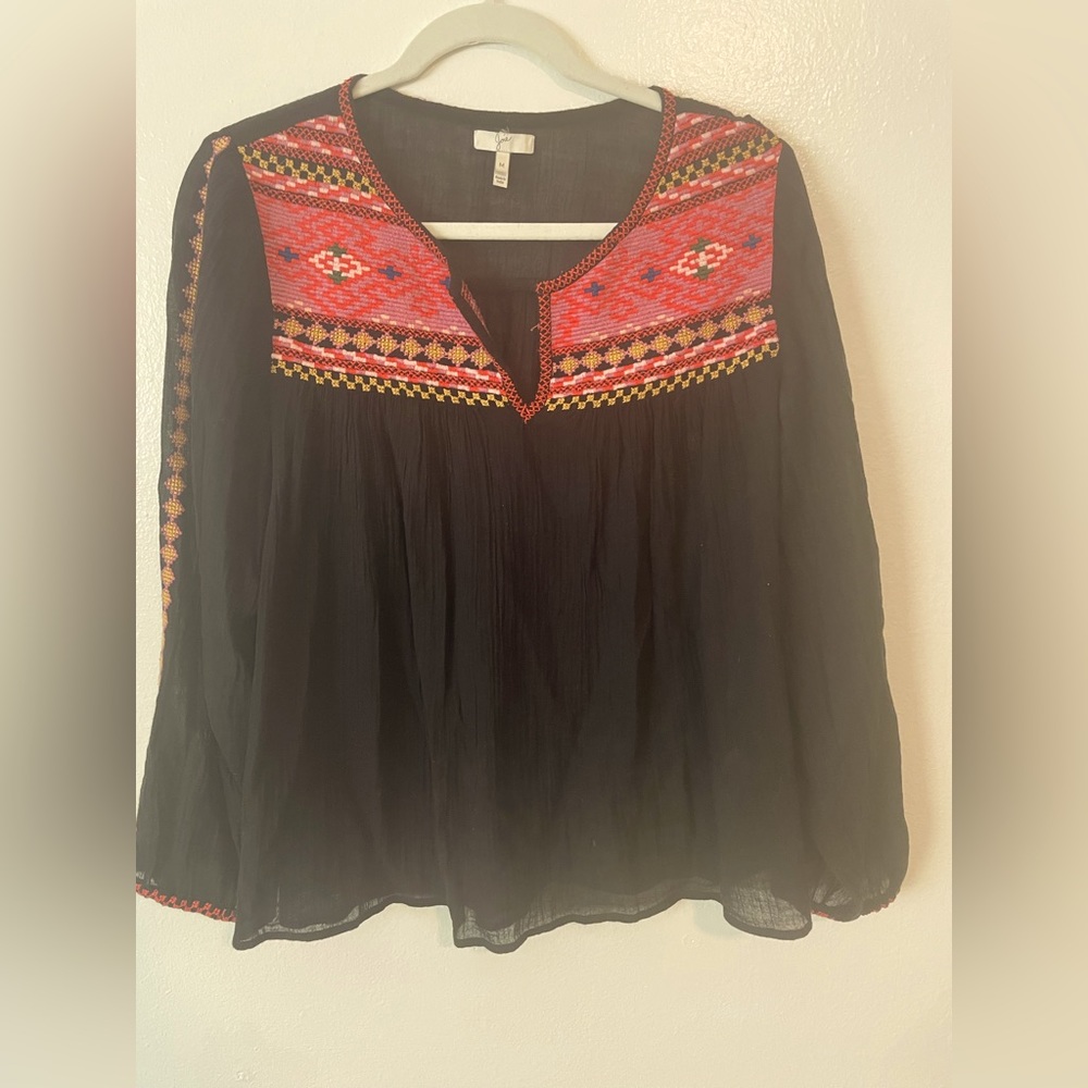 Joie embroidered shirt